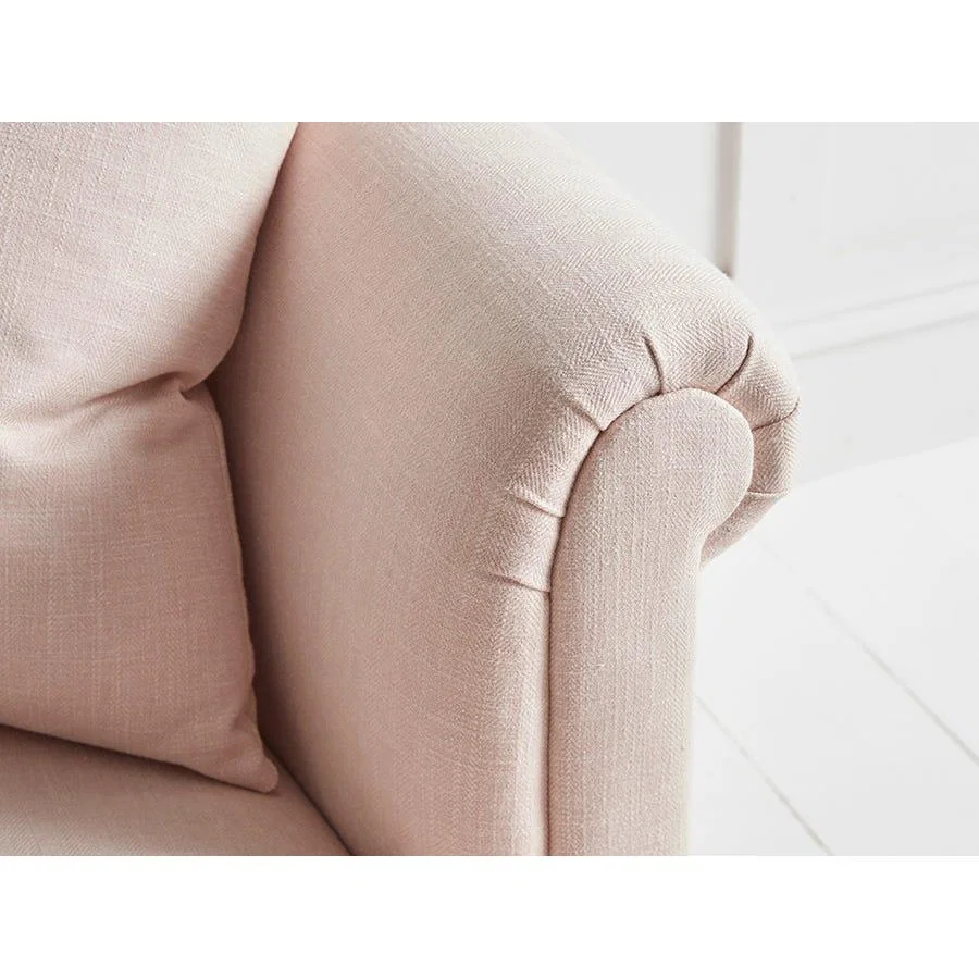 Artes Two Seater Sofa – Sand Herringbone – image 3