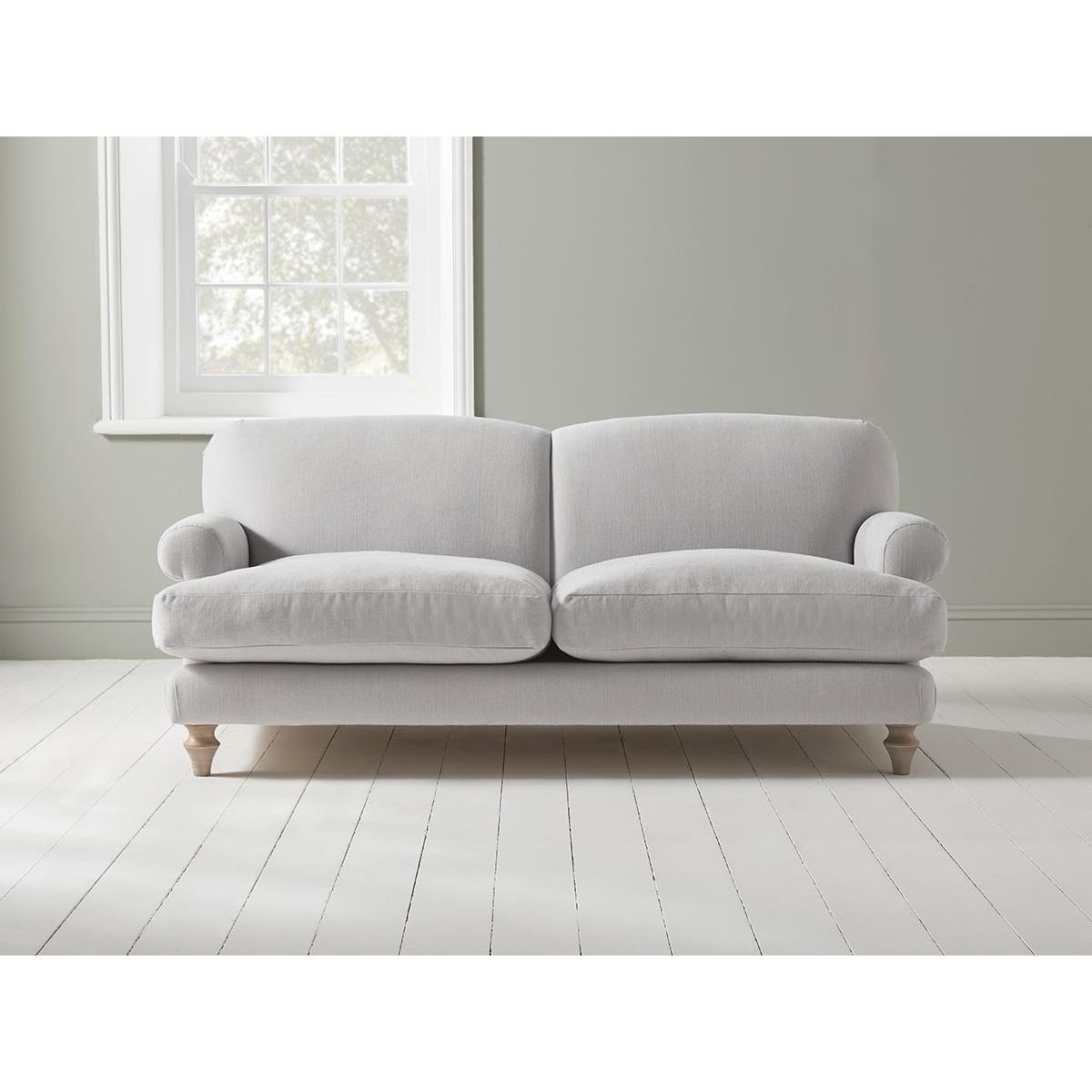 Kiruna Two Seater Sofa – Soft Eau De Nil Wide Cotton Stripe – image 7