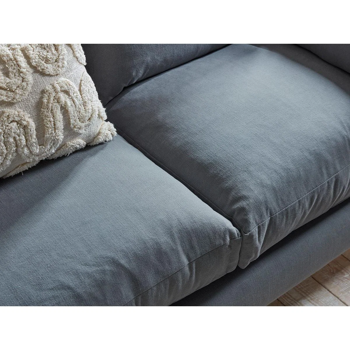 Edmonton Two Seater Sofa – Delicate Rose Opulent Cotton Velvet – image 3