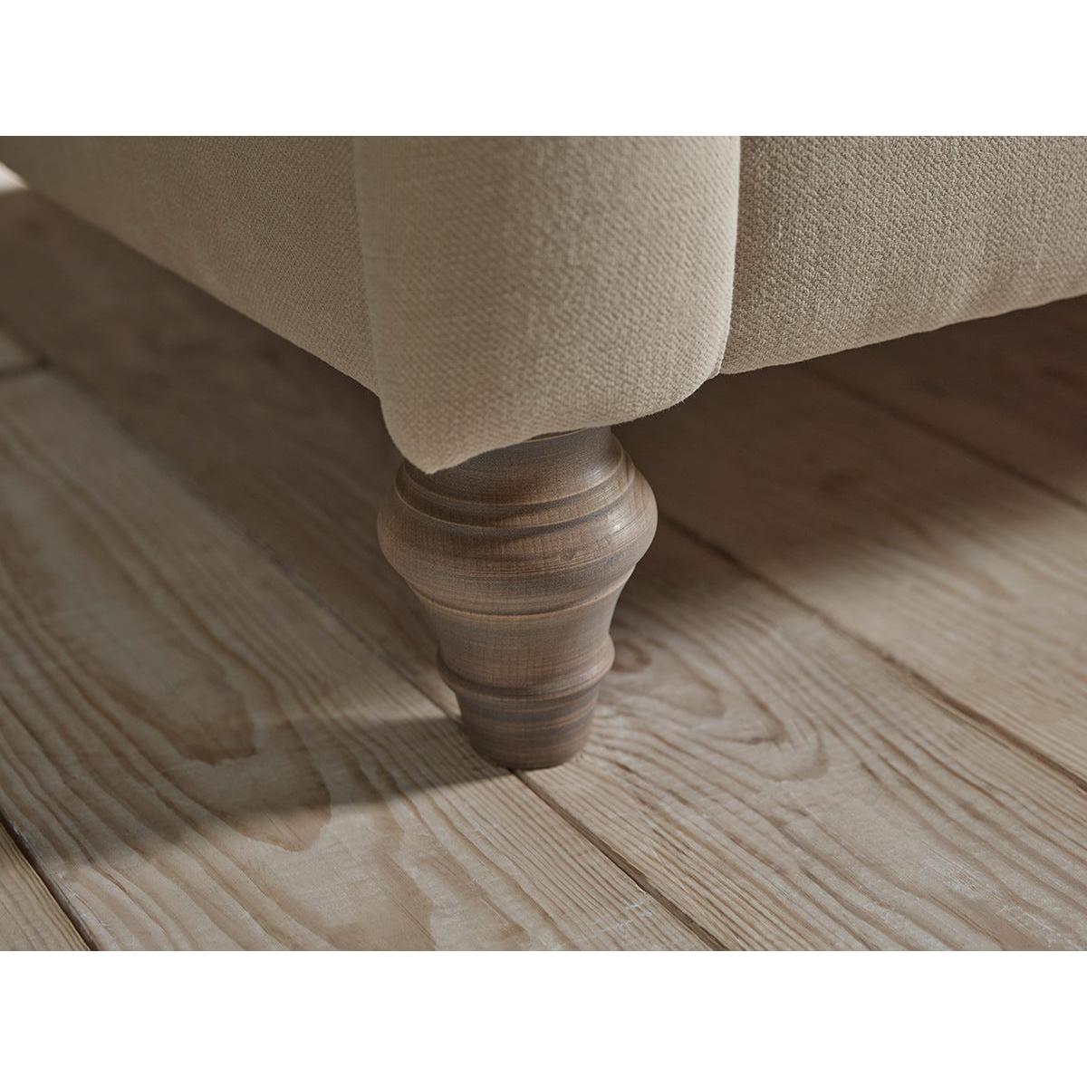 Assan Three Seater Sofa – Eucalyptus Cotton Stripe – image 4