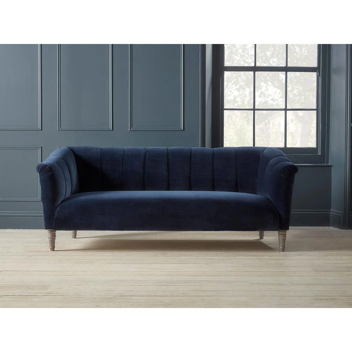 Kemi Two Seater Sofa – Charcoal Velvet – image 6