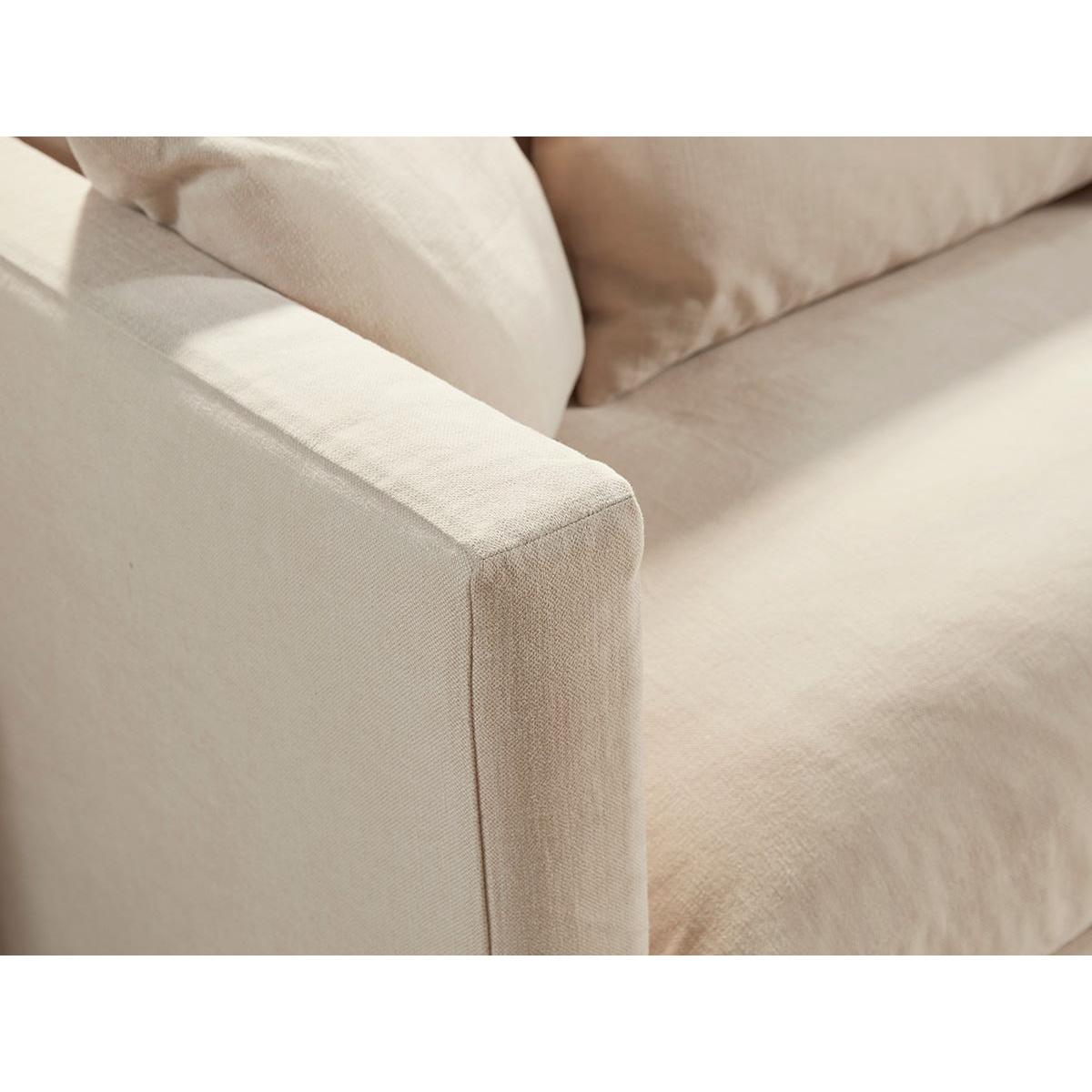 Colmar Three Seater Sofa – Deep Cyan Opulent Cotton Velvet – image 3