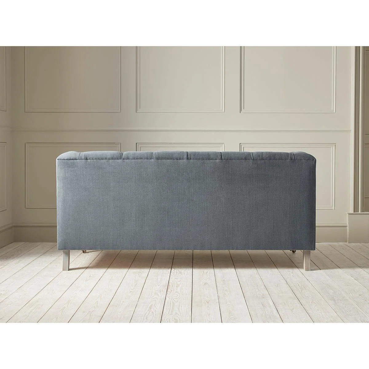Bodo Three Seater Sofa – Slate Blue Herringbone – image 8