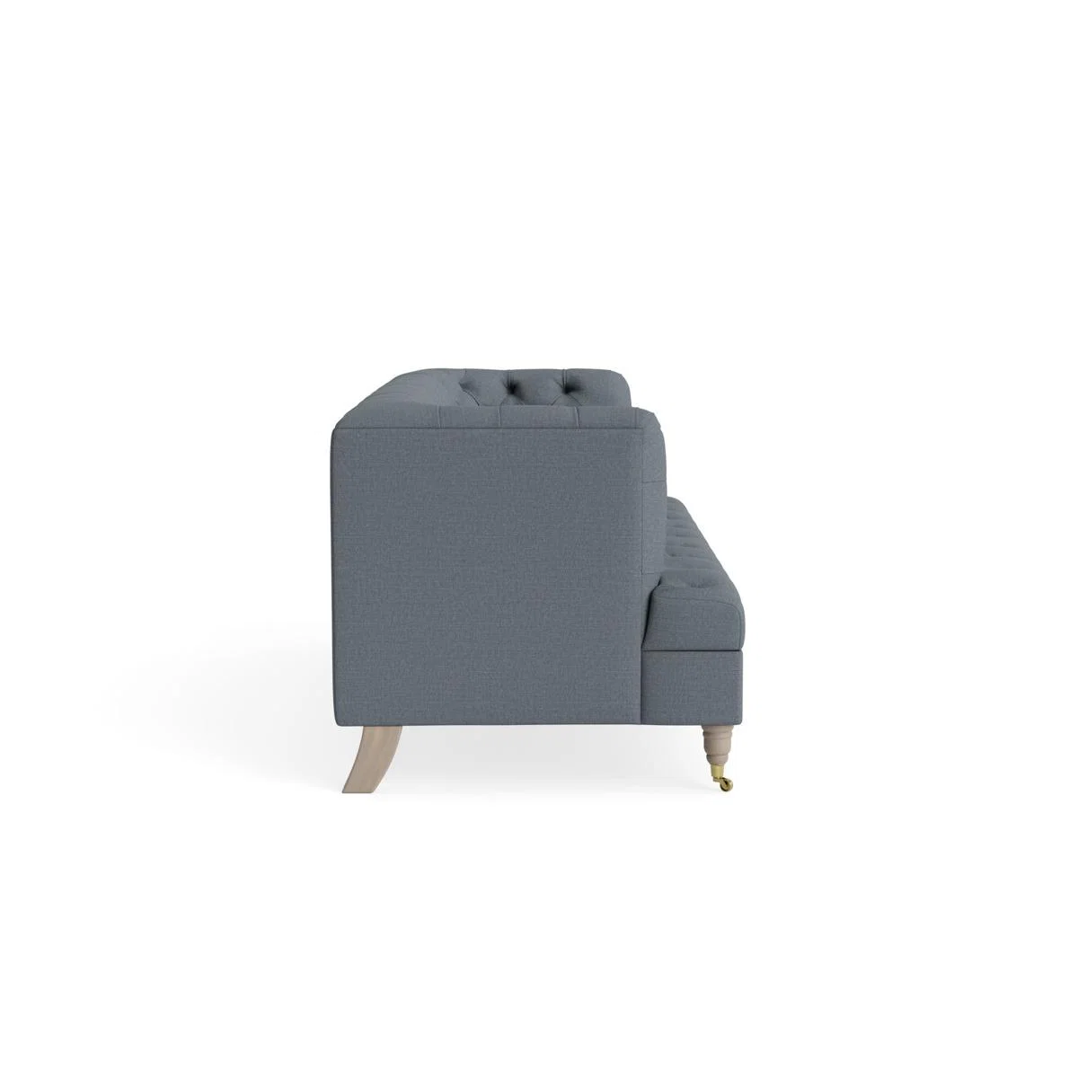 Bodo Two Seater Sofa – Slate Blue Herringbone – image 12