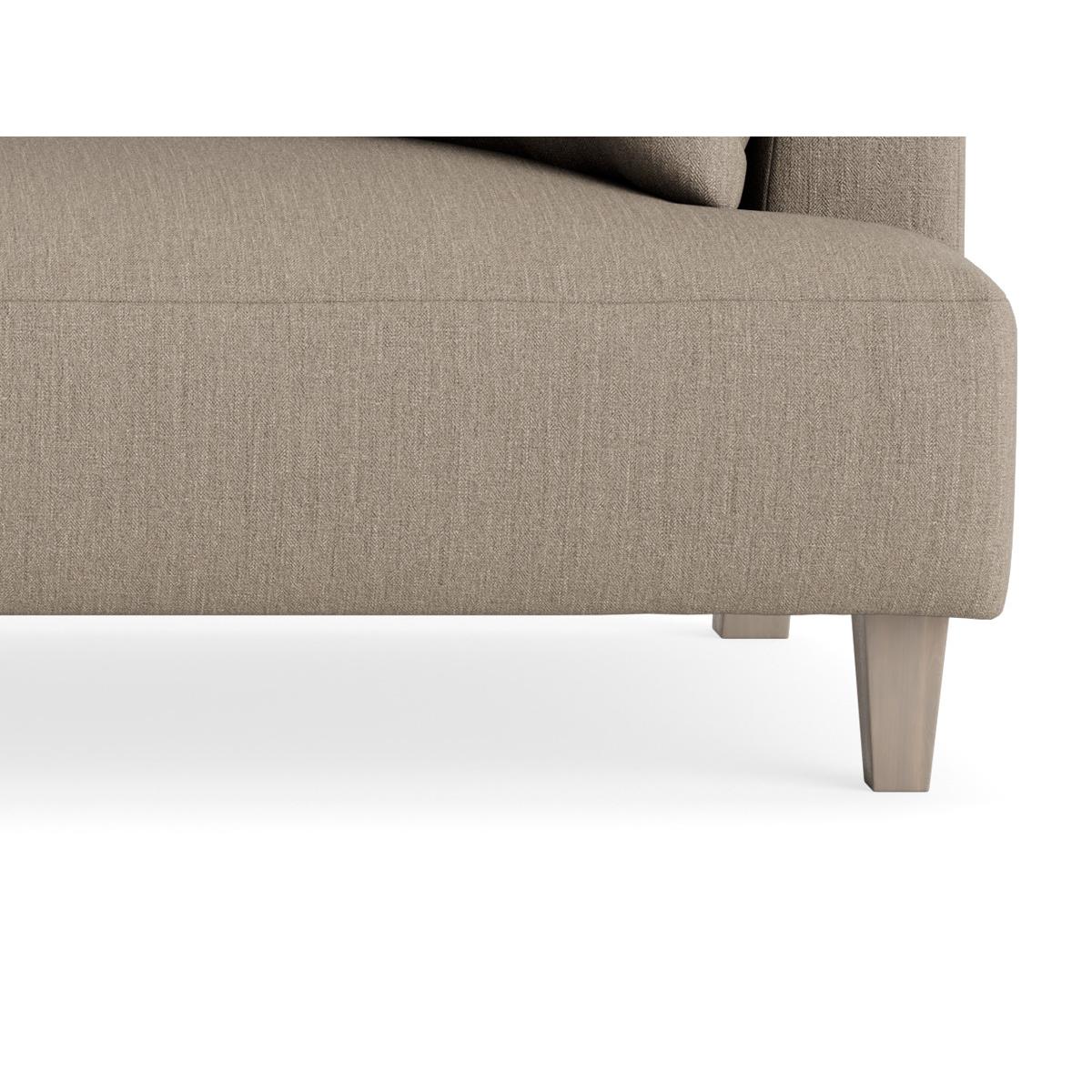 Palma Two Seater Sofa – Sand Herringbone – image 15