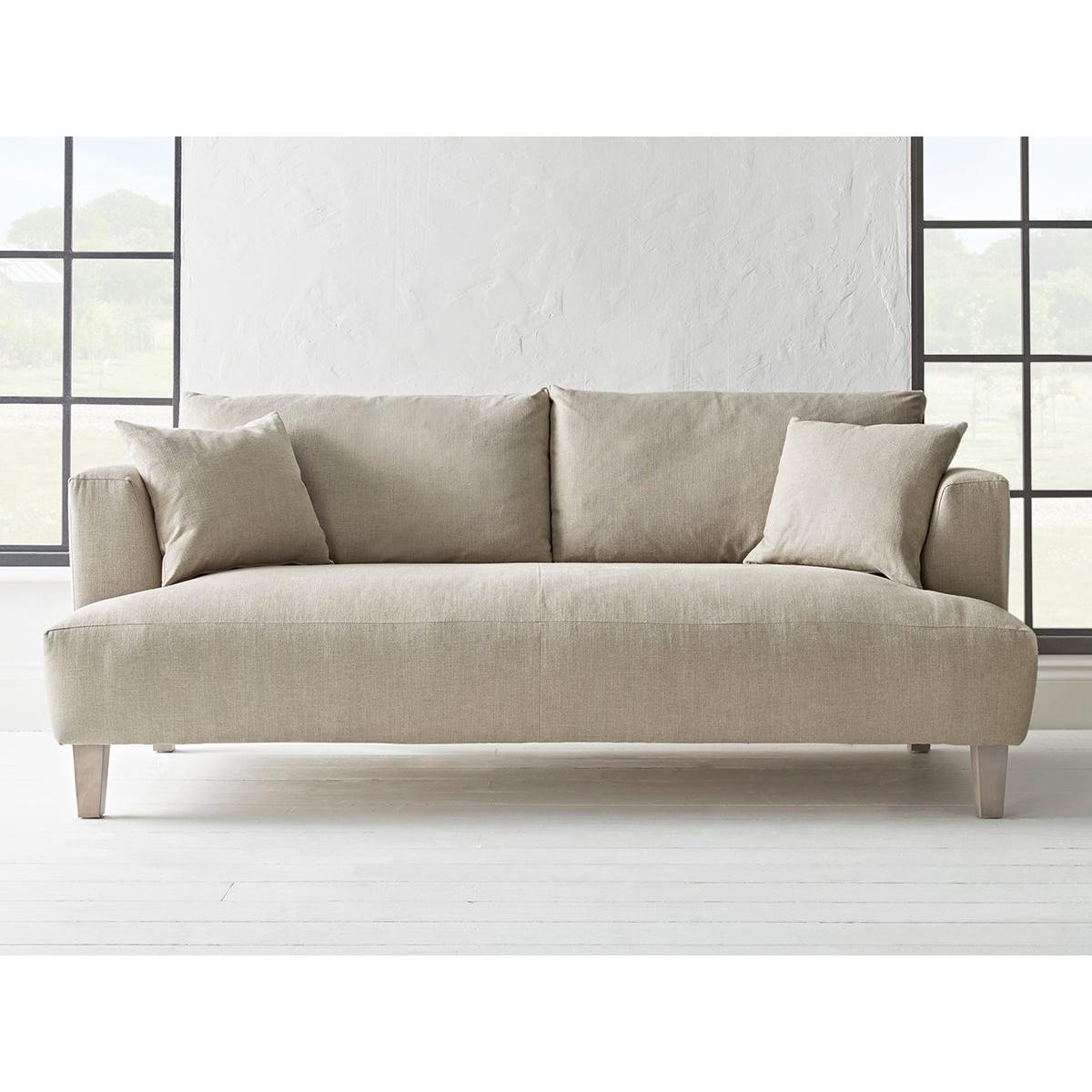 Palma Two Seater Sofa – Sand Herringbone – image 8