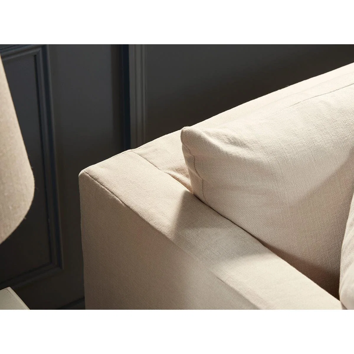 Colmar Three Seater Sofa – Eucalyptus Wide Cotton Stripe – image 4