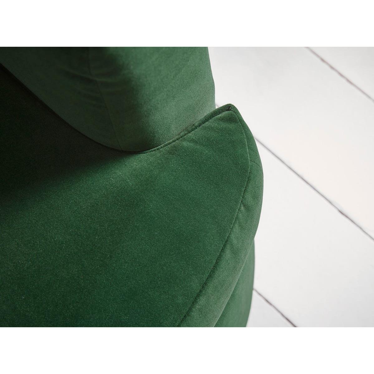 Lulea Two Seater Sofa – Deep Cyan Opulent Cotton Velvet – image 4