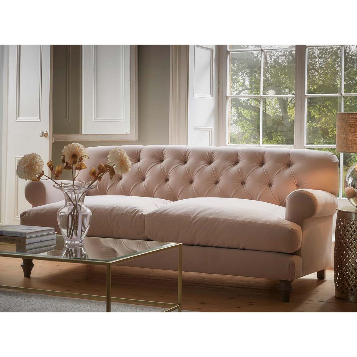 Bern Three Seater Sofa – White Luxury Linen – image 2