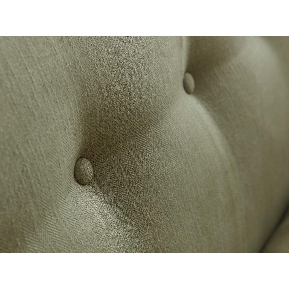 Visby Two Seater Sofa – Dusky Blue Cotton Stripe – image 5