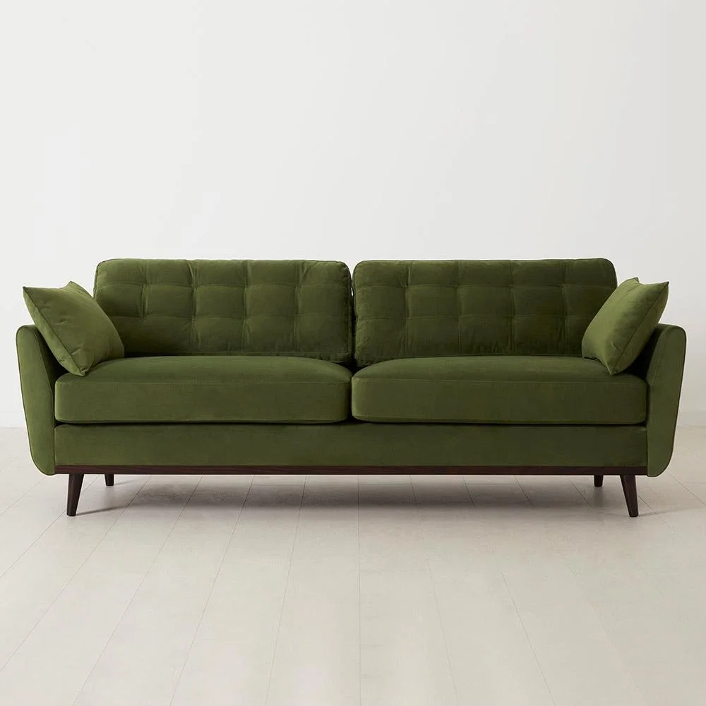 Swyft Sofa in a Box Model 10 Velvet 3 Seater Sofa - – image 1