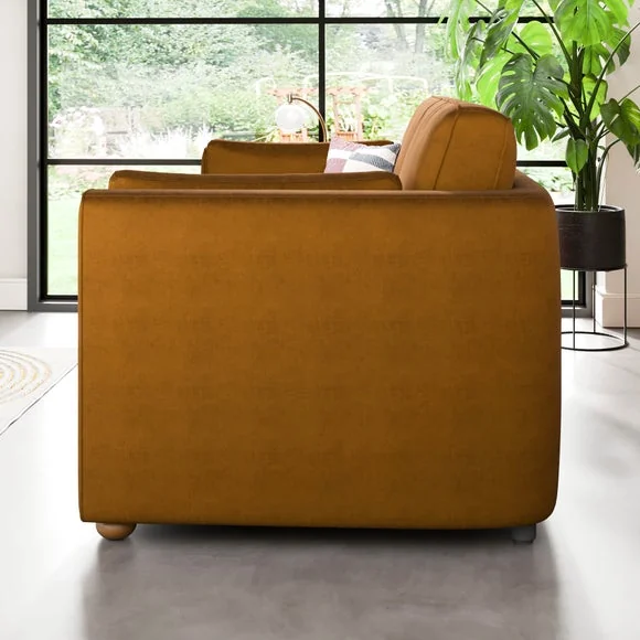 Zoe II Velvet 2 Seater Sofa – image 3