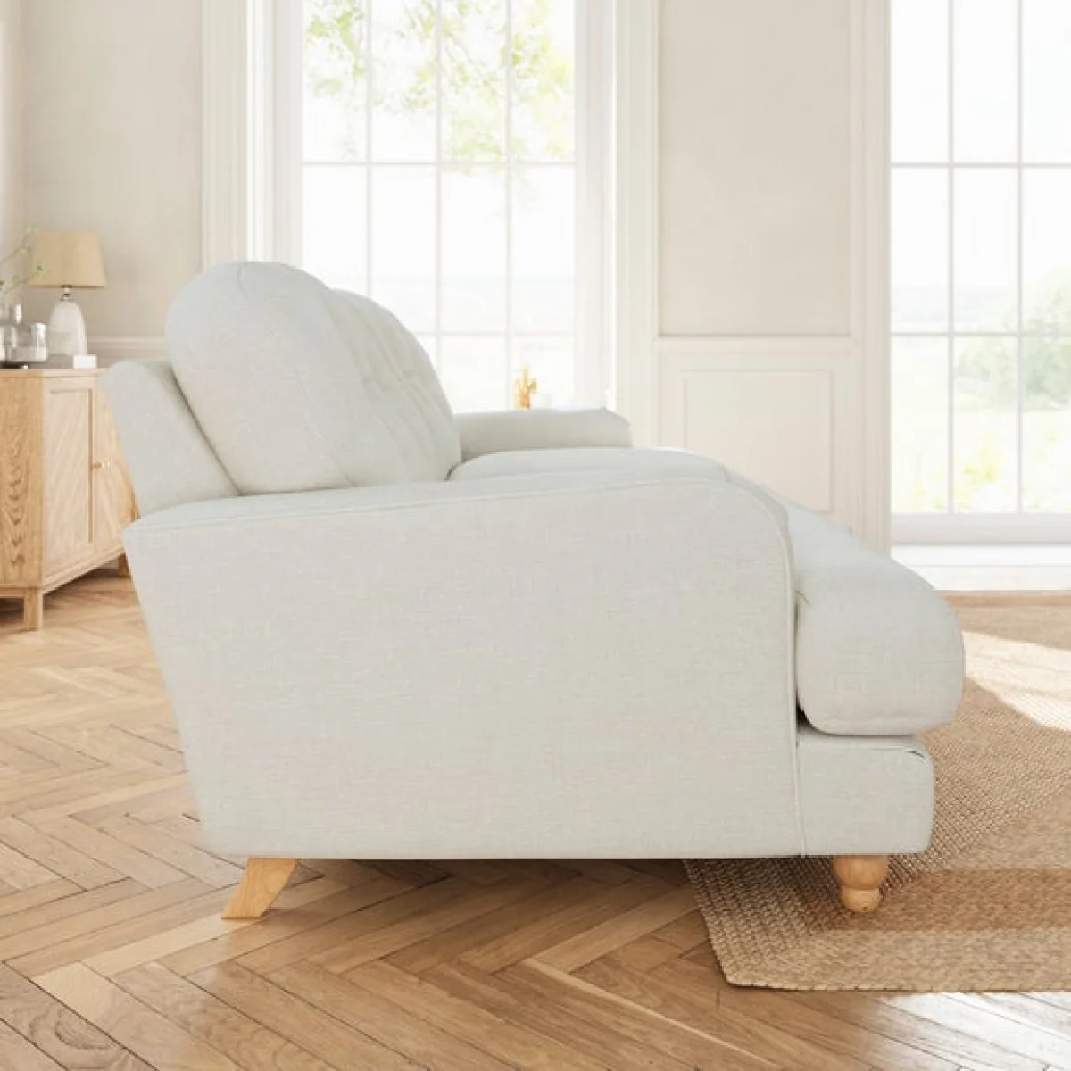 Martha 4 Seater Chenille Soft Texture Sofa – image 3