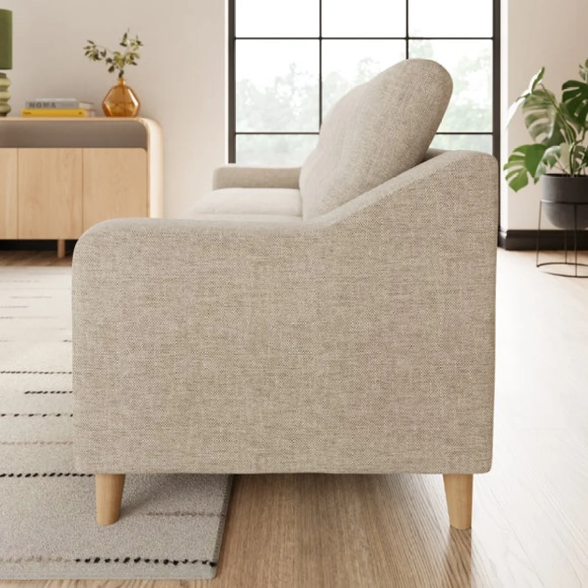 Baxter II Basket Weave 4 Seater Sofa – image 3