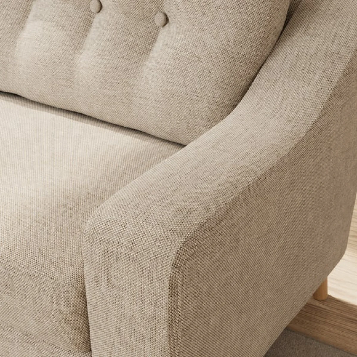 Baxter II Basket Weave 4 Seater Sofa – image 4