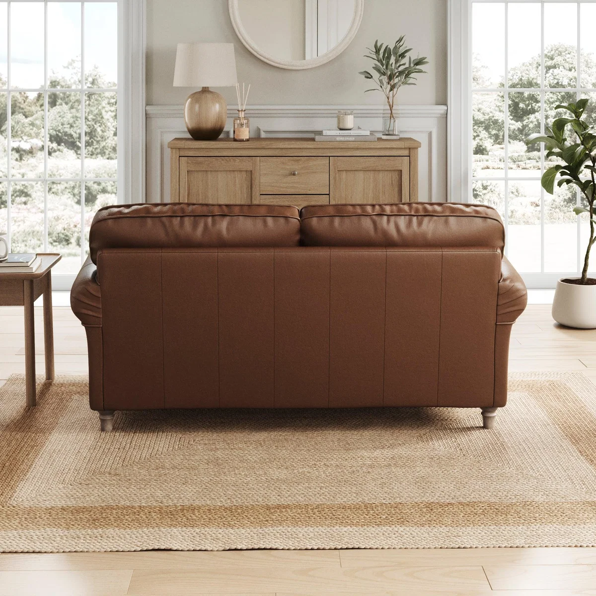 Flori Vintage Leather 2 Seater Sofa – image 3