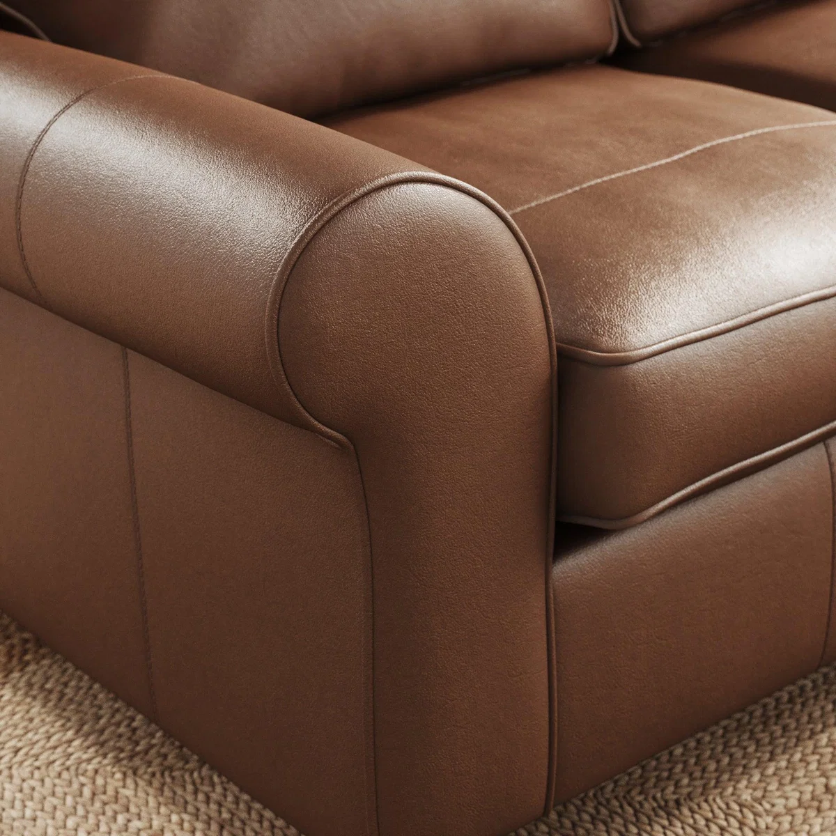 Flori Vintage Leather 2 Seater Sofa – image 5