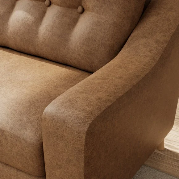Baxter II Arizona Faux Leather 2 Seater Sofa – image 4