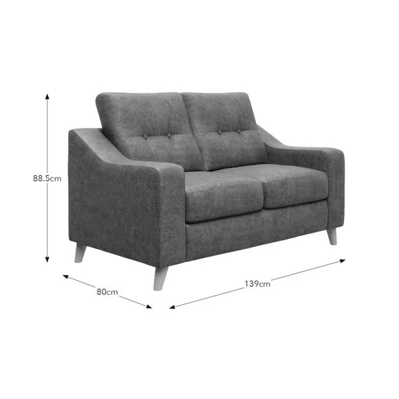 Baxter II Arizona Faux Leather 2 Seater Sofa – image 9