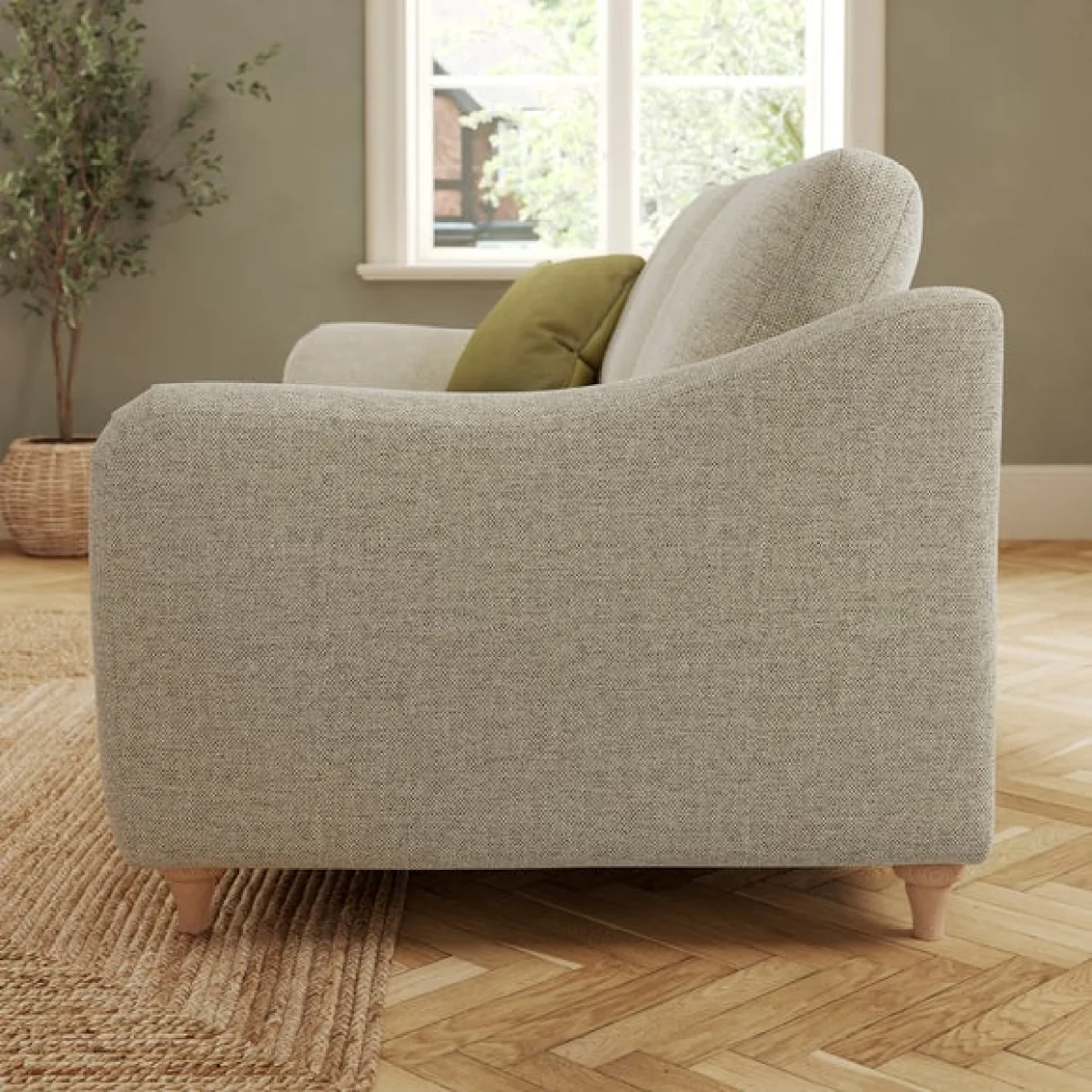 Hattie Basket Weave 2 Seater Sofa – image 3