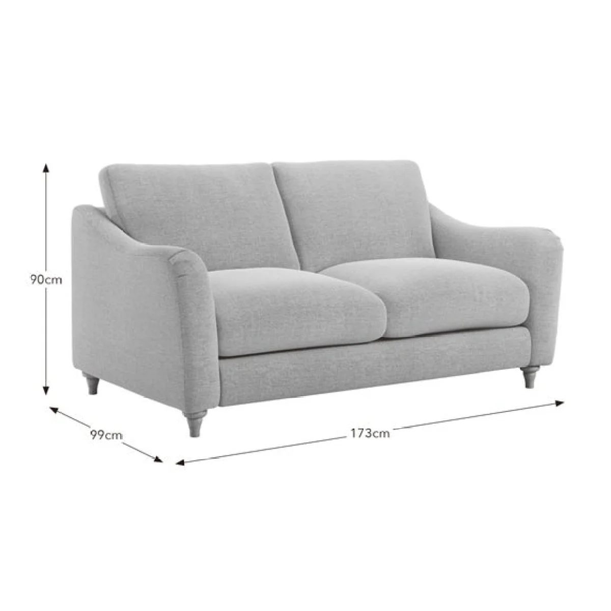 Hattie Basket Weave 2 Seater Sofa – image 9