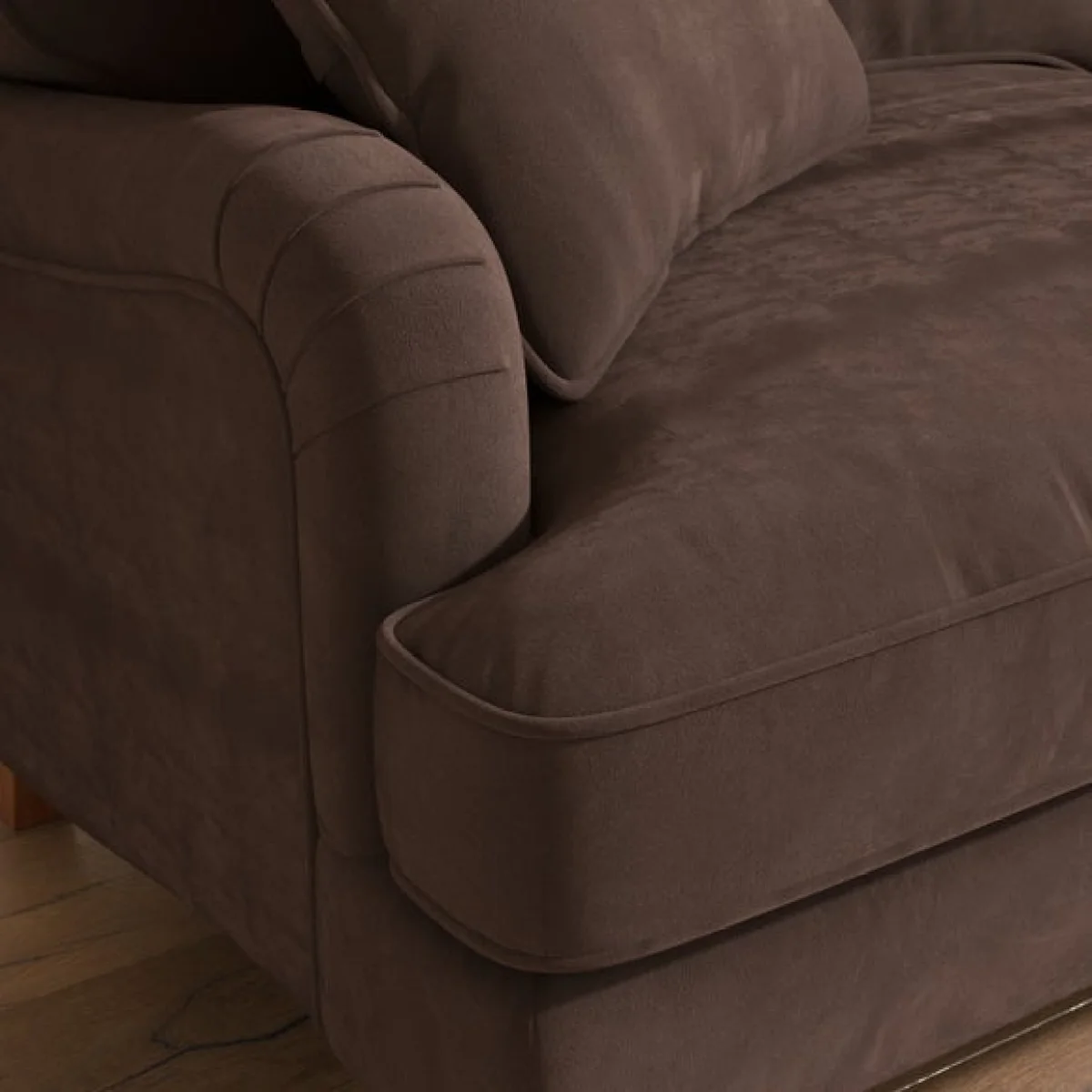 Beatrice II Velvet 3 Seater Sofa – image 4