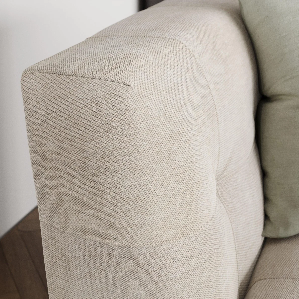 Modular Squish Natural Tonal Chenille 2 Seater Sofa Tonal Chenille Natural – image 5