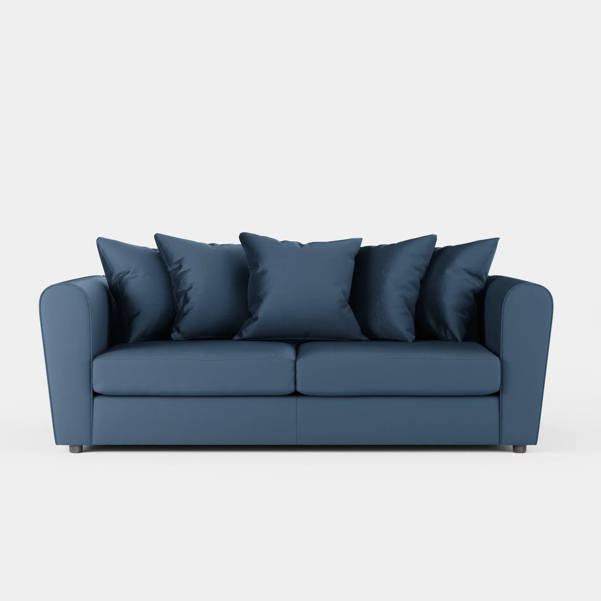 Return - Blake Curved Arm Opulent Velvet 3 Seater Sofa, Navy – image 7