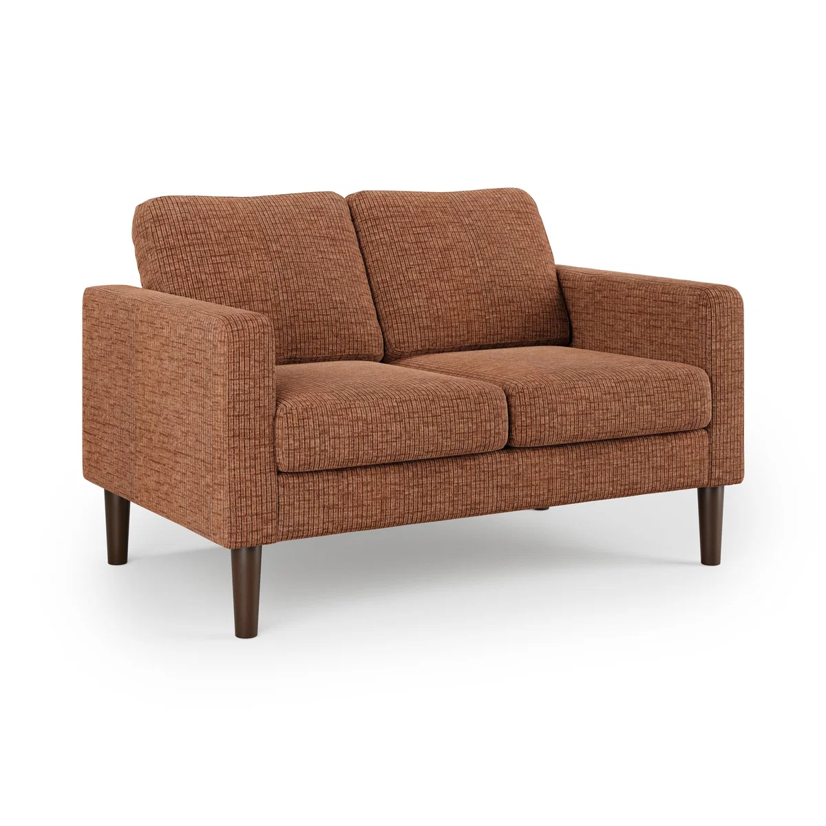 Jacob Corduroy Small 2 Seater Sofa Terracotta – image 5