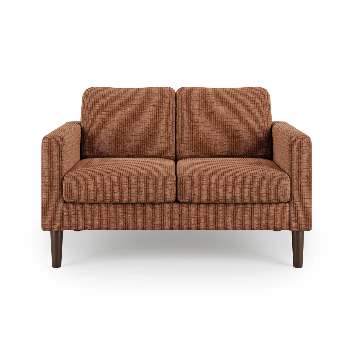 Jacob Corduroy Small 2 Seater Sofa Terracotta – image 6