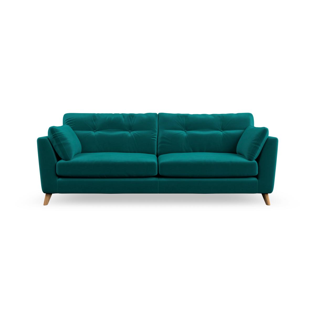 Peyton 4 Seater Sofa House Velvet Peacock – image 4