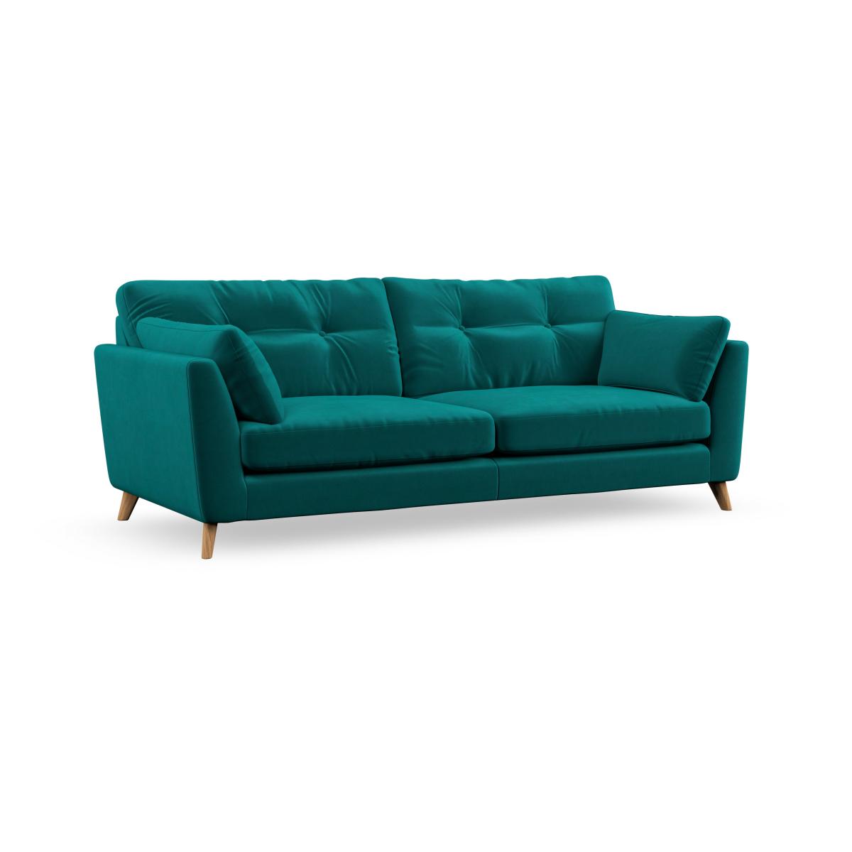 Peyton 4 Seater Sofa House Velvet Peacock – image 5