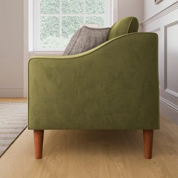 Hugo Velvet 3 Seater Sofa – image 2