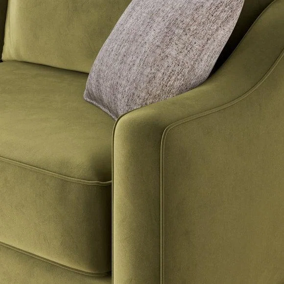 Hugo Velvet 3 Seater Sofa – image 4