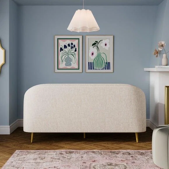 Jessie Flatweave Compact 3 Seater Sofa – image 2
