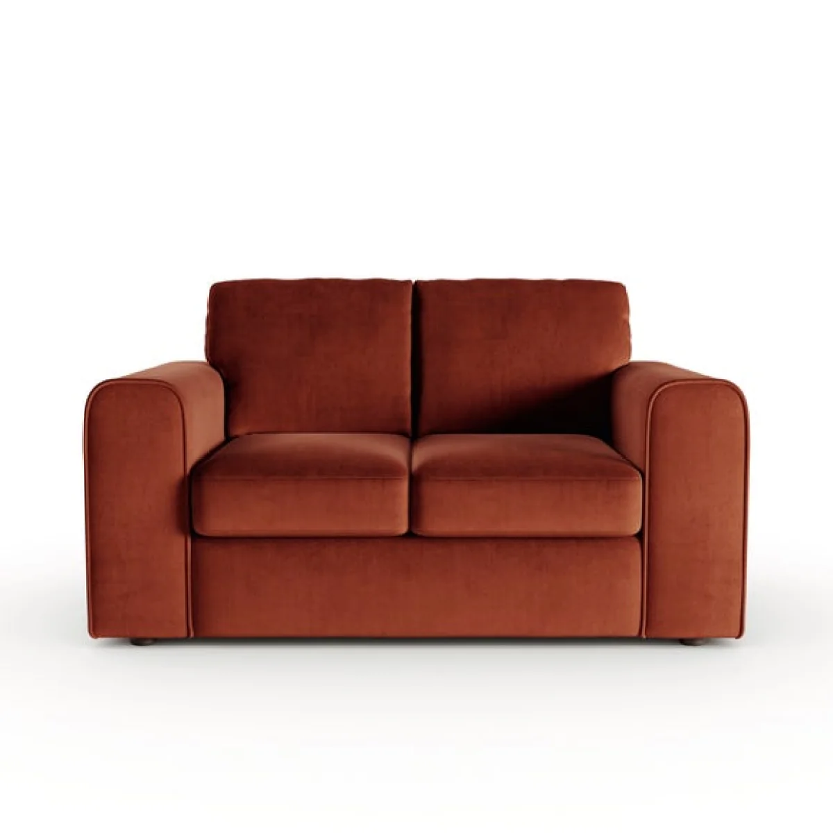 Abel Matte Velvet 2 Seater Sofa – image 7