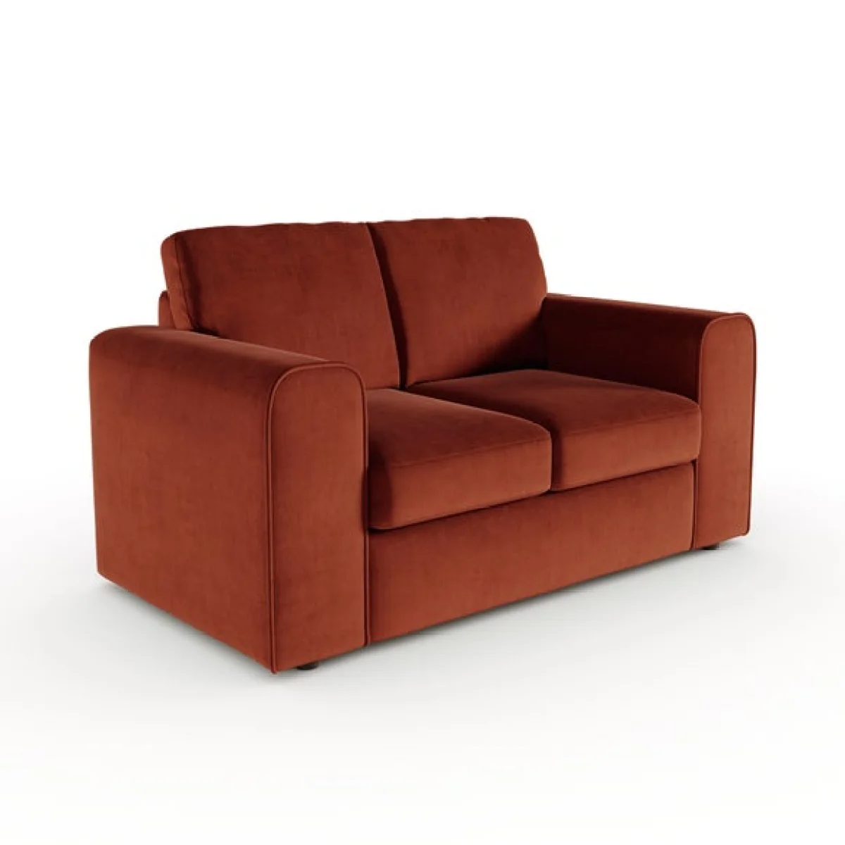 Abel Matte Velvet 2 Seater Sofa – image 8