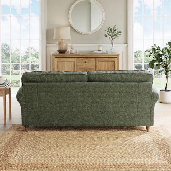 Flori Chenille Soft Texture 3 Seater Sofa – image 2