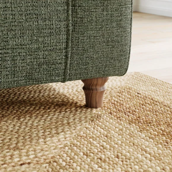 Flori Chenille Soft Texture 3 Seater Sofa – image 5