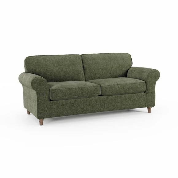 Flori Chenille Soft Texture 3 Seater Sofa – image 6