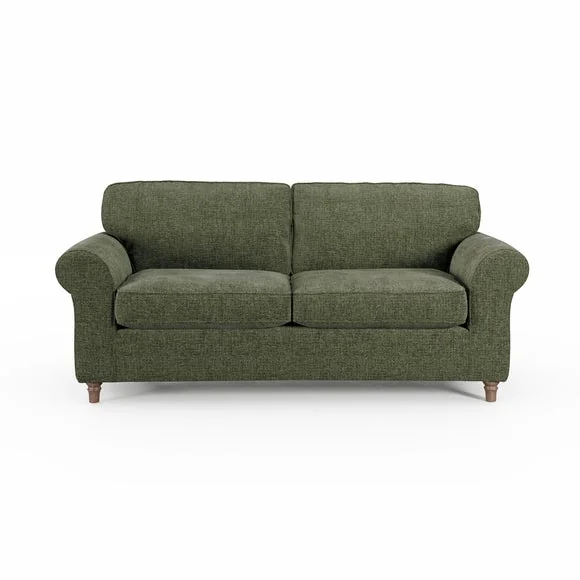 Flori Chenille Soft Texture 3 Seater Sofa – image 7
