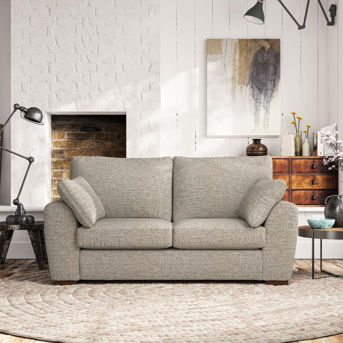 Madison Large 2 Seater Sofa Chunky Weave Natural – image 2