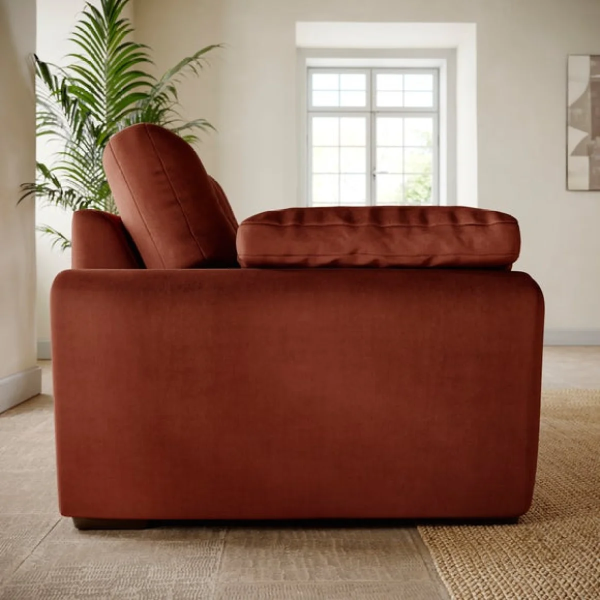 Milton Matte Velvet 2 Seater Sofa – image 3