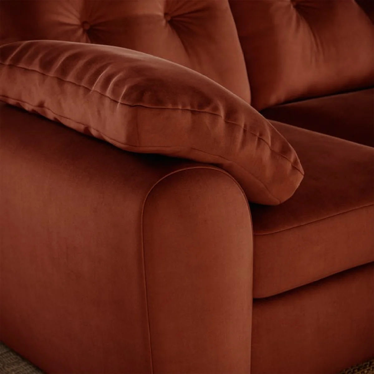 Milton Matte Velvet 2 Seater Sofa – image 4