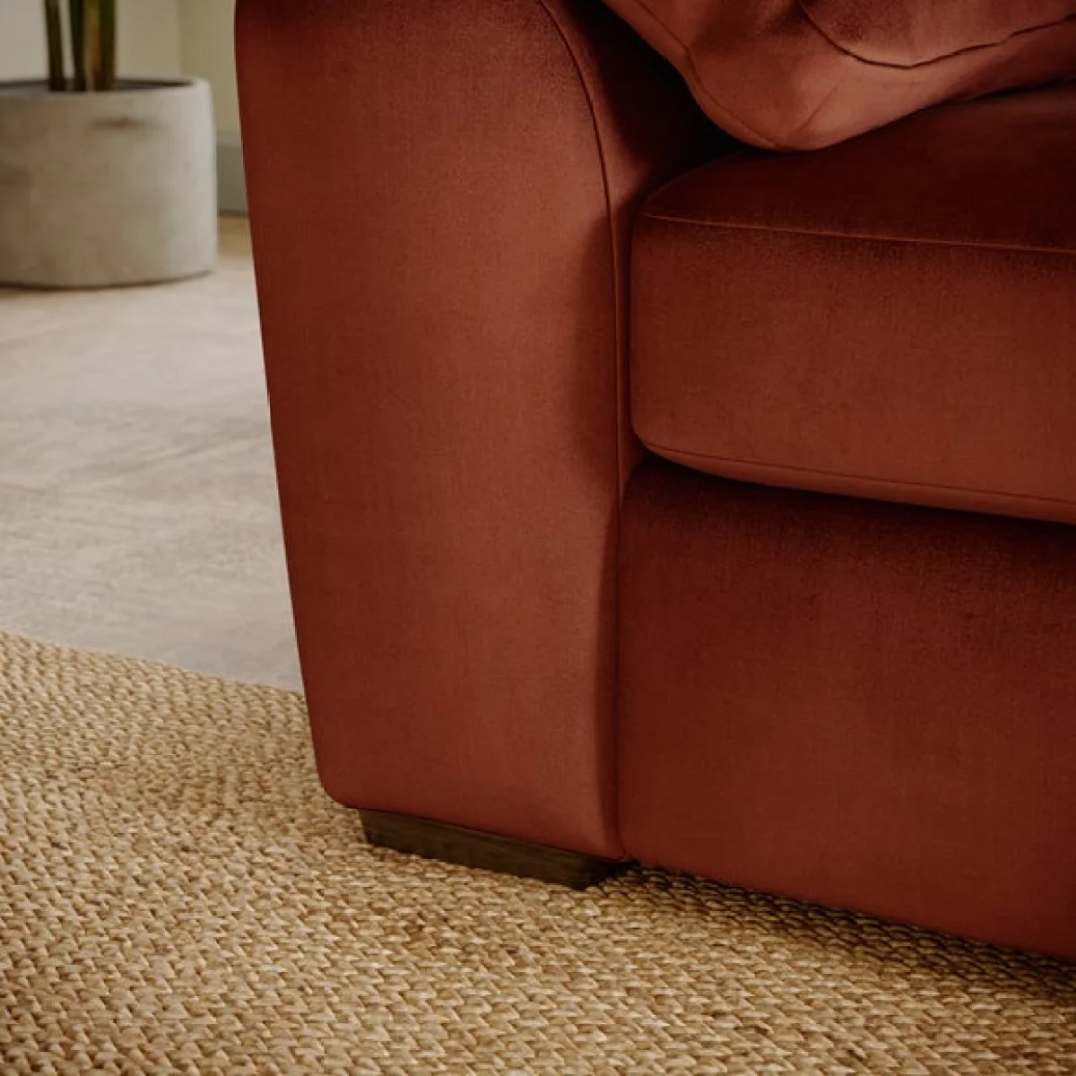 Milton Matte Velvet 2 Seater Sofa – image 5