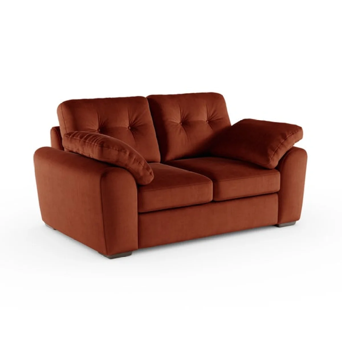 Milton Matte Velvet 2 Seater Sofa – image 7