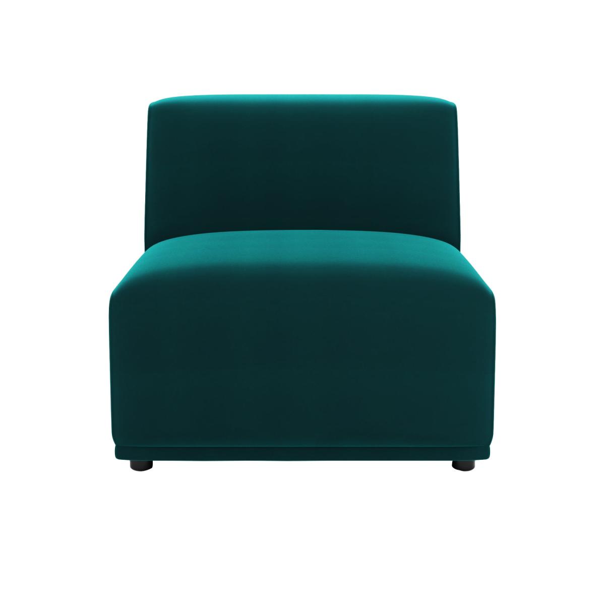 Modular Cruz Peacock Velvet 3 Seater Sofa Peacock – image 3