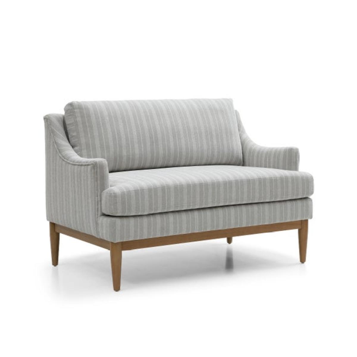 Zella Natural Striped Chenille 2 Seater Sofa – image 7