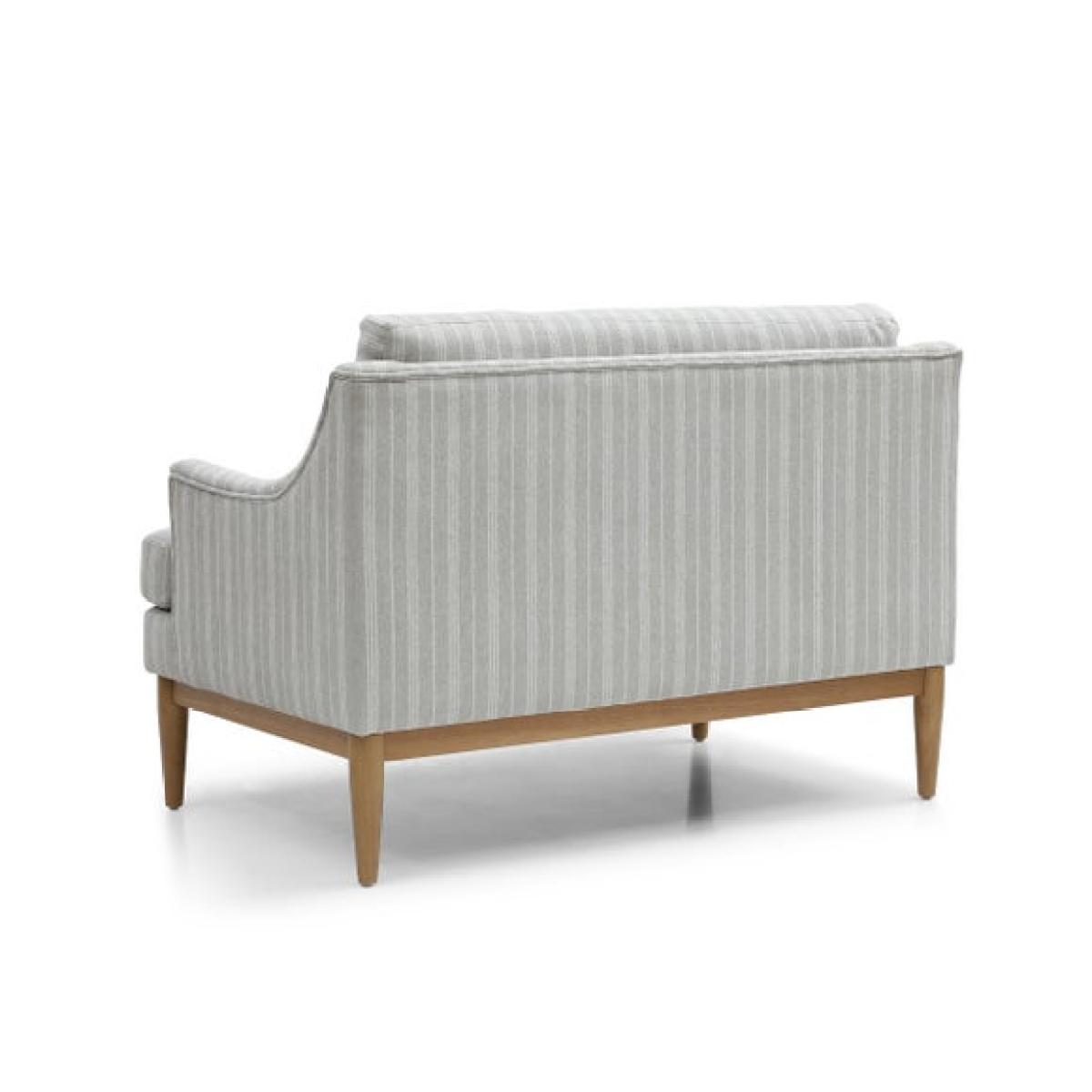 Zella Natural Striped Chenille 2 Seater Sofa – image 8