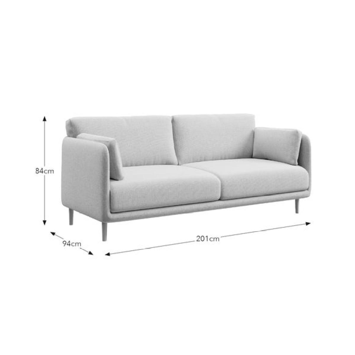 Armitage Textured Chenille 3 Seater Sofa – image 9